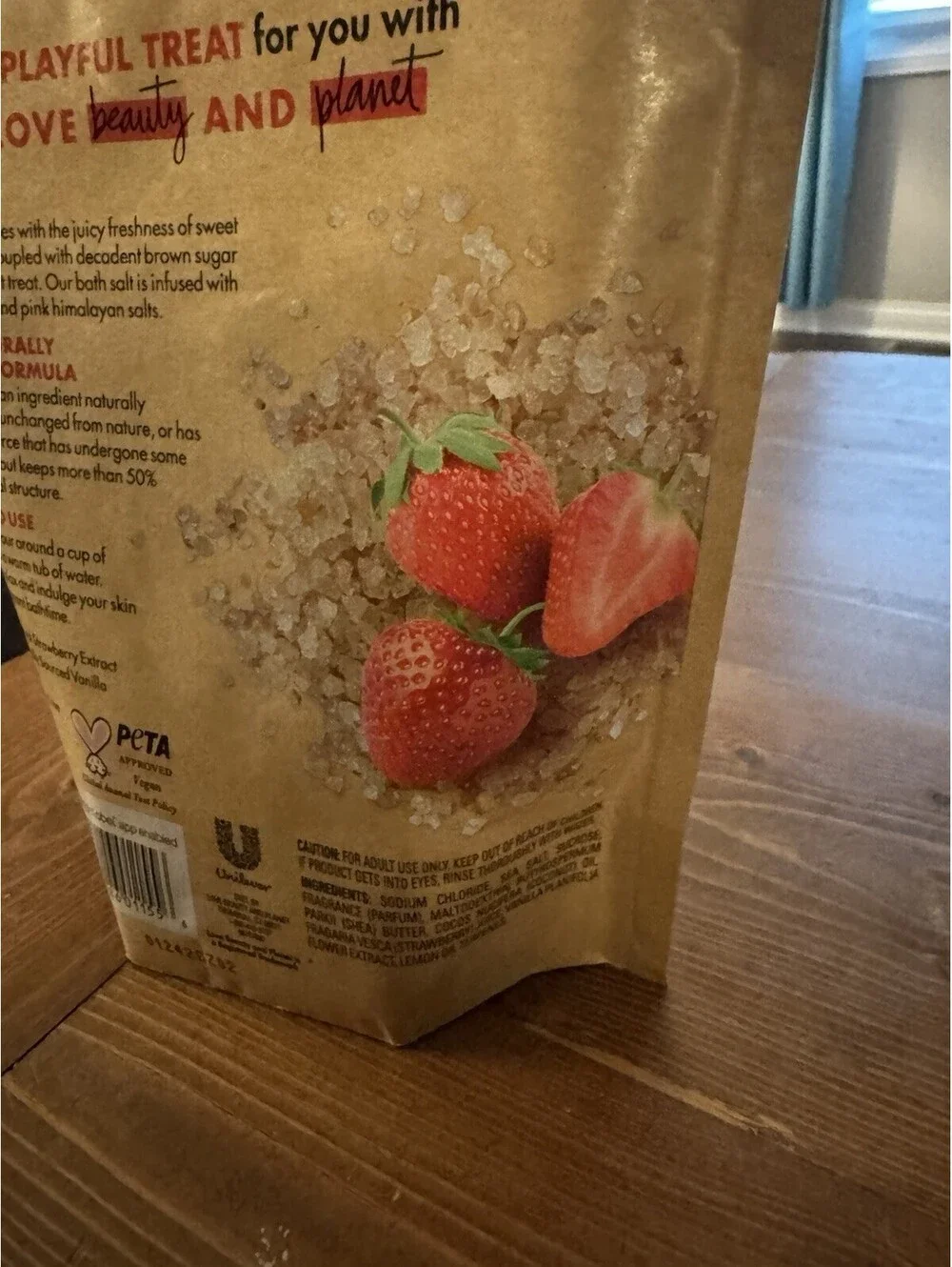 Lot Of 8 Love Beauty & Planet Beloved Bath Salts 15 Oz Strawberry & Brown Sugar